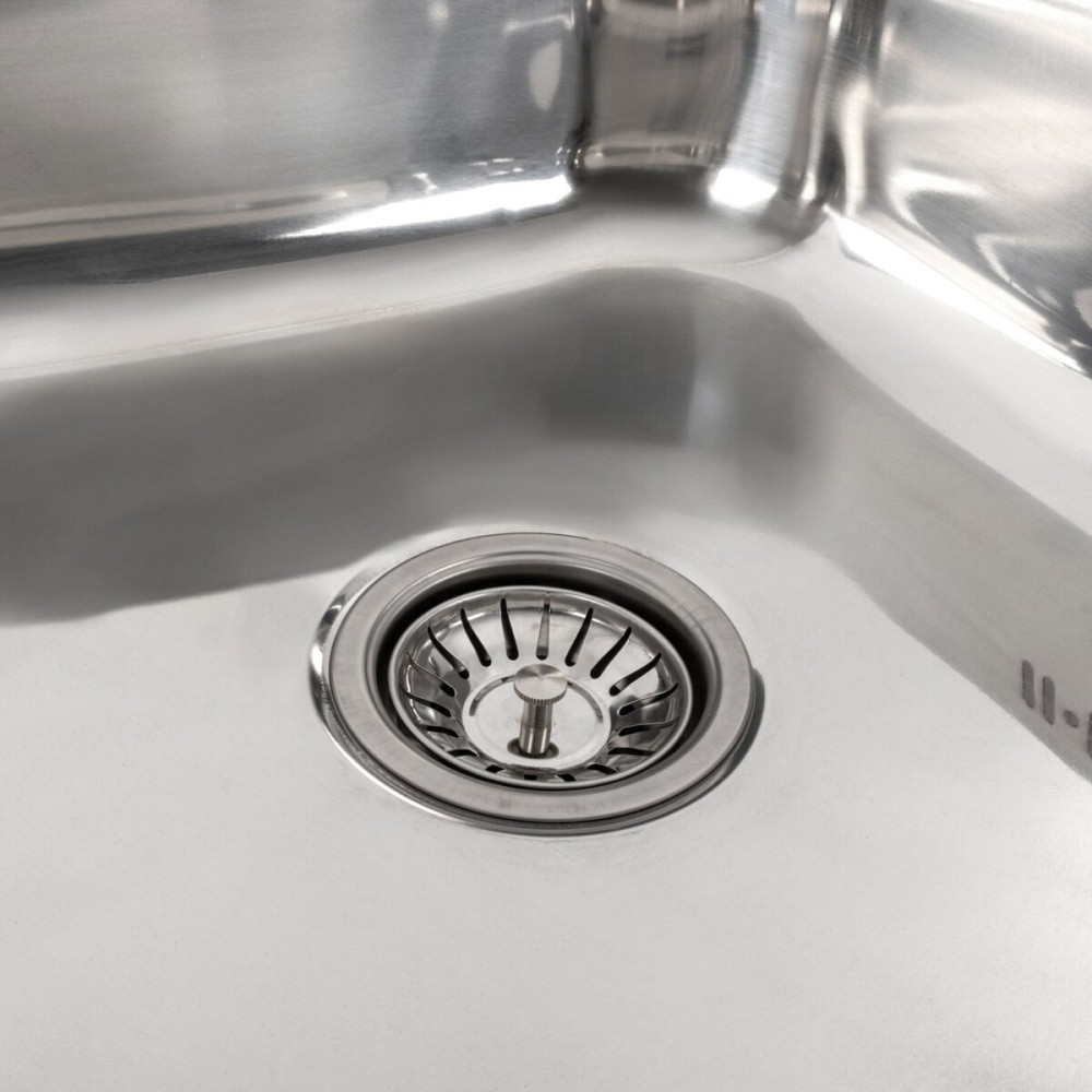 VALESO Кухонна мийка з нержавіючої сталі Valeso ПОЛІРОВКА 8050 L (0,7/160 мм) Коломия - фото 5