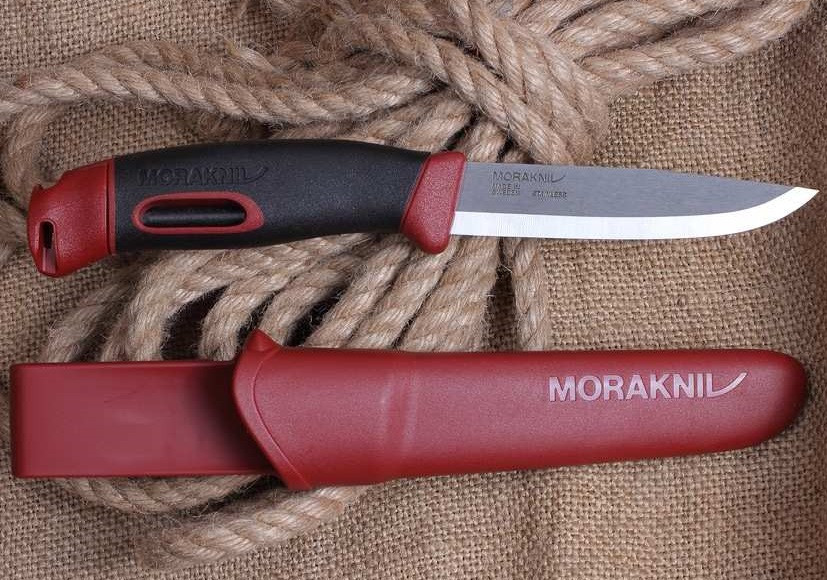 Туристичний Ніж з крісалом Morakniv "Companion Spark" Red (13571) Неіржавка сталь Нововолинськ - фото 2