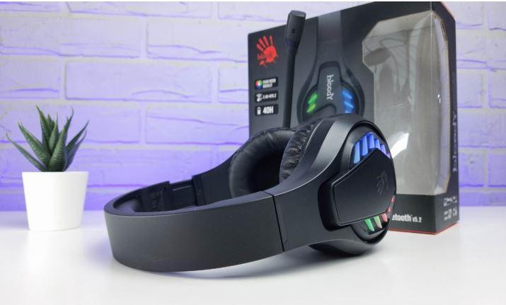 Bluetooth-гарнітура A4Tech Bloody GR230 Black Чорний Харків - фото 2