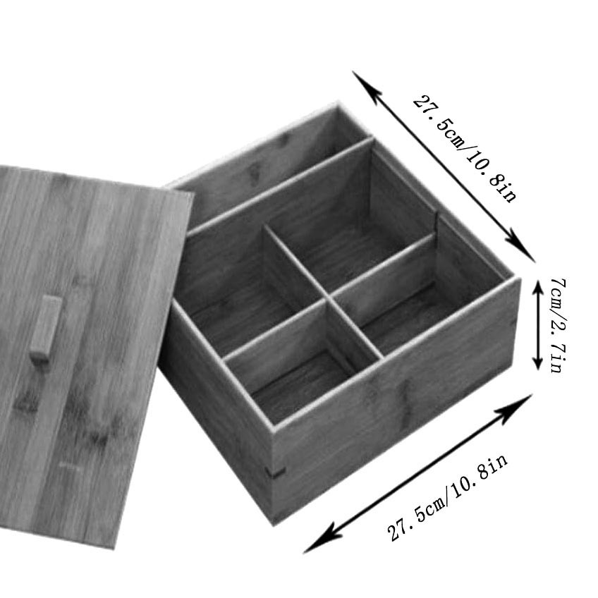 Менажниця дерев'яна "Тамалес" сепія Миколаїв - фото 2