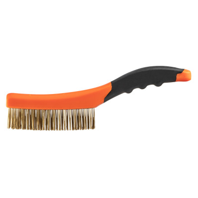 Щетка по металлу Neo Tools 4х16 рядов, прямая проволока 0.3мм, 260мм, двухкомпонентная рукоятка (39-030) Винница - изображение 1