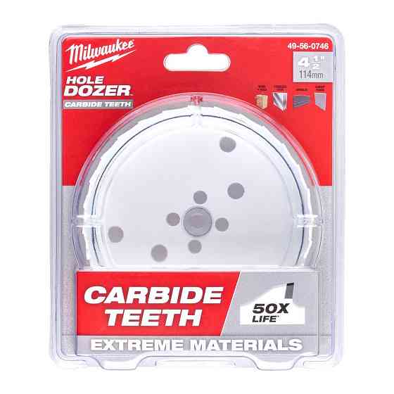 Коронка Bi-Metal Carbide MILWAUKEE, диаметр 114мм Одесса