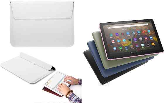 Чехол-конверт VitoCase для Amazon Fire HD 10 (11th gen. 2021), с функцией подставки для планшета Белый Киев