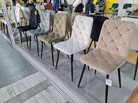 Стілець JERRY VELVET чорний каркас/чорний BL.19 Київ