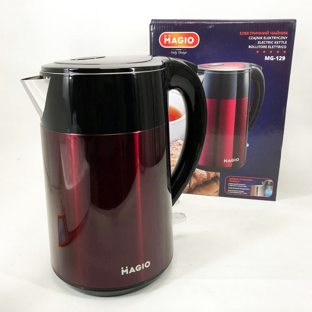 Чайник металевий для дому, Чайники металеві з нержавіючої сталі, Чайник красивий електричний IF-93 Івано-Франківськ - фото 7