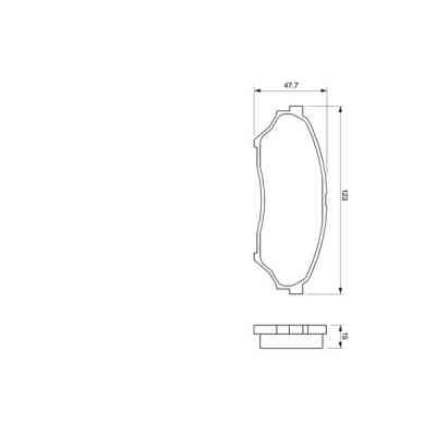 Тормозные колодки Bosch 0 986 424 713 Винница
