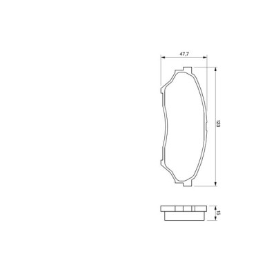 Тормозные колодки Bosch 0 986 424 713 Винница - изображение 4