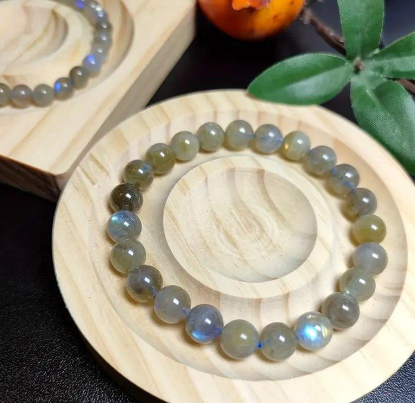 Браслет из лабрадорита – натуральный камень, 8 мм Киев - изображение 2