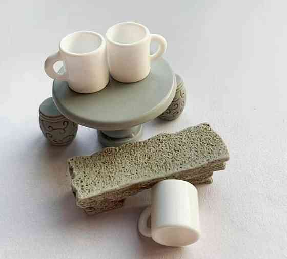 Набір мініатюрних чашок із смоли 10 шт для декору та DIY Київ