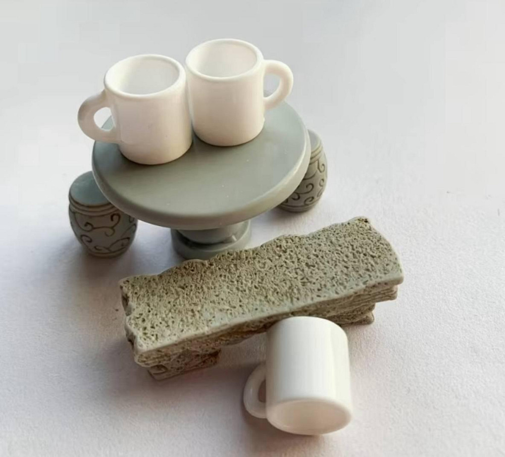 Набір мініатюрних чашок із смоли 10 шт для декору та DIY Київ - фото 6