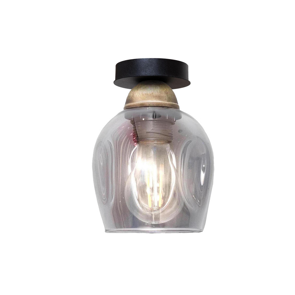 Светильник потолочный MSK Electric Enigma под одну лампу PL 202412 BK Одесса - изображение 1