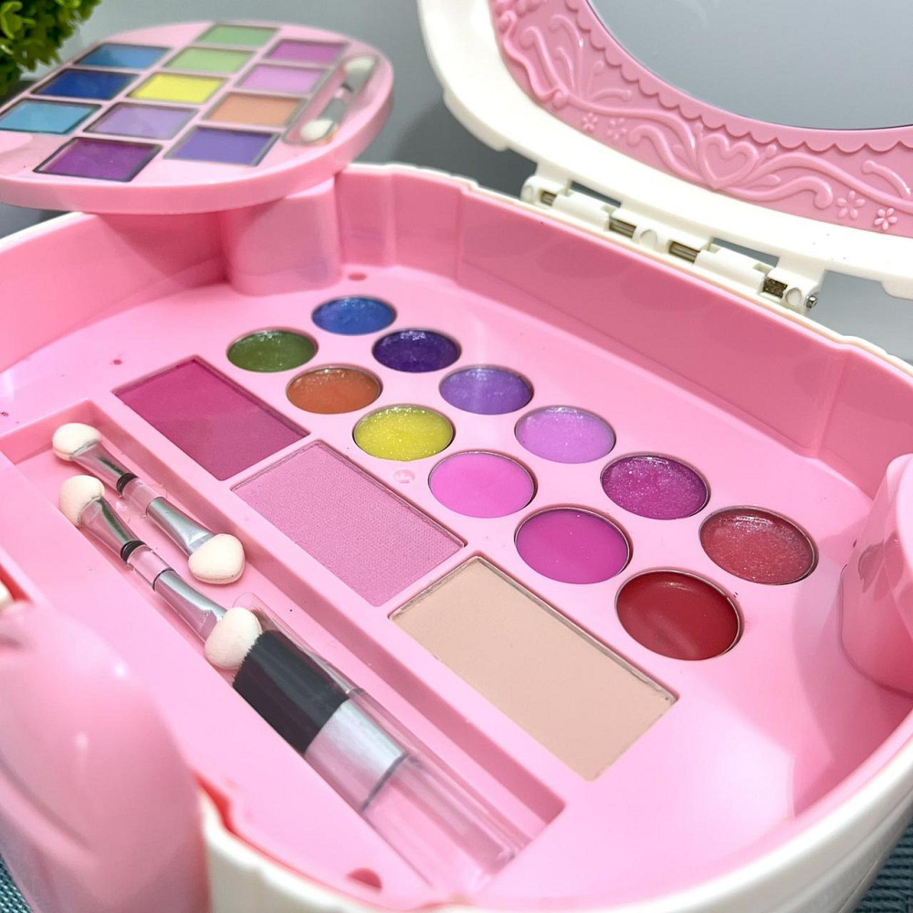 Набір косметики дитячий в скриньці тіні рум'яна помада набір для манікюру (HZ060) Чернигов - изображение 6