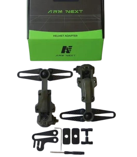 Кріплення чебурашка для навушників Peltor та Sordin на шолом (Оливковий) Київ - фото 3