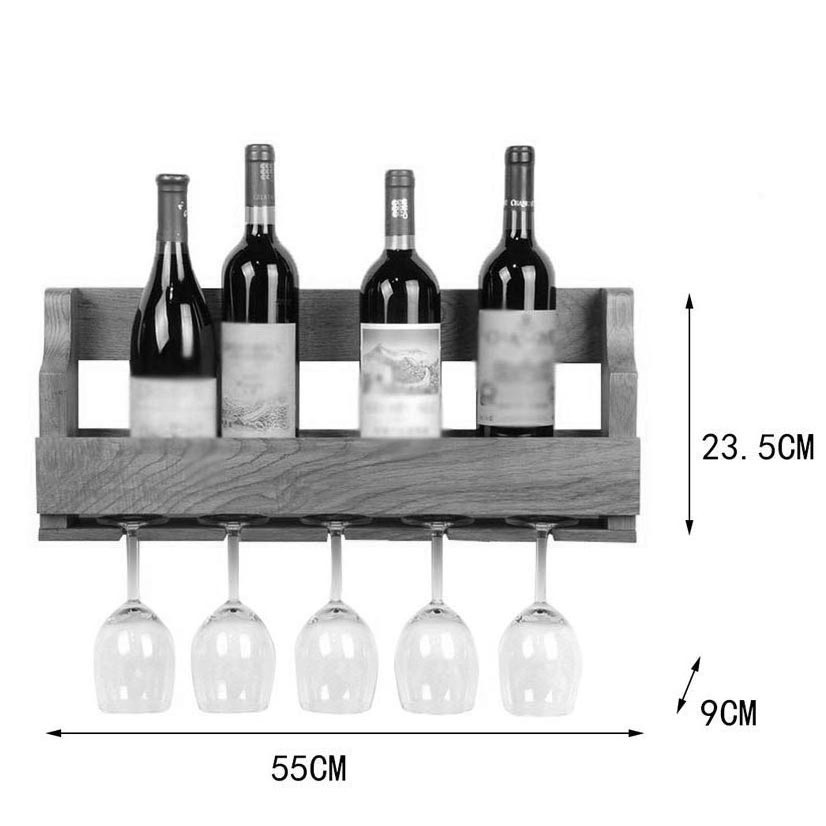 Настенная винная полка 