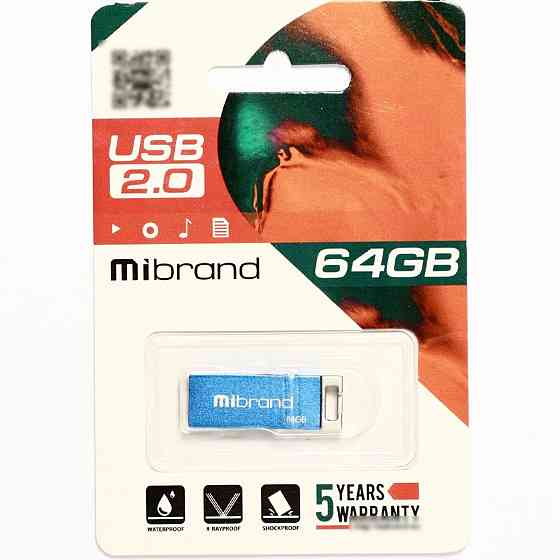 Flash Mibrand USB 2.0 Chameleon 64Gb Blue Киев