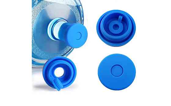 Пробка багаторазова силіконова для бутлів 18,9 л, ViO RC2, синя Київ