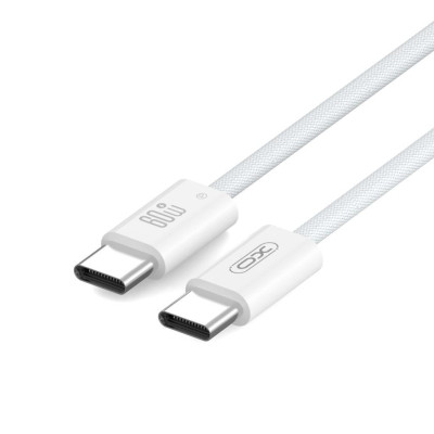 Дата кабель USB-C to USB-C 1.0m 60W white XO (CB-Q73CC) Вінниця - фото 4