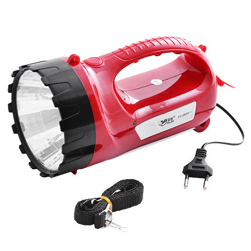 Ручний ліхтар Yajia YJ-2820-1, Акумулятор, 1LED+19LED, Бокове підсвічування Дніпро - фото 2