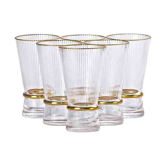 Набір зі 6 стаканів для лимонада та напоїв, 400 мл Київ