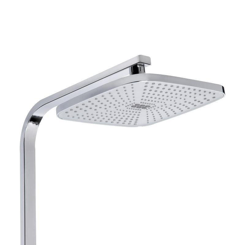 Душевая система универсальная Lidz Dozorca 1030 LDDOZ1030CRM454 Chrome на три потребителя (с изливом) из цинка Харьков - изображение 5