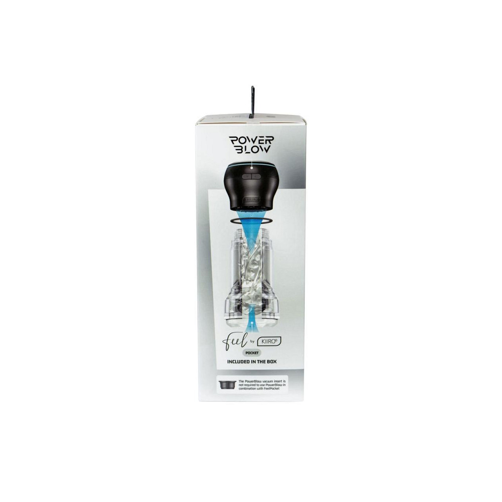 Мастурбатор Kiiroo Feel Pocket Crystal зі всмоктувальною інтерактивною насадкою PowerBlow Combo Set Sex Aura Київ - фото 7