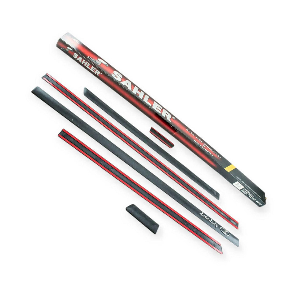 Молдинг ВАЗ 2110-12 вузький 3,5 см, напис Lada Lady Sahler двері Мукачево - фото 1