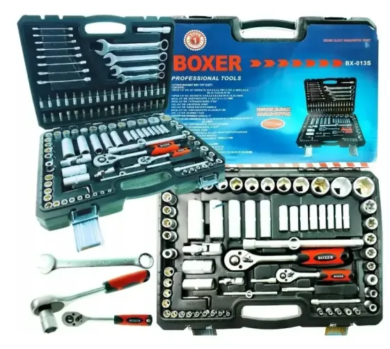 Набір інструментів BOXER 121 шт. – комбіновані ключі в ударостійкому кейсі Львів