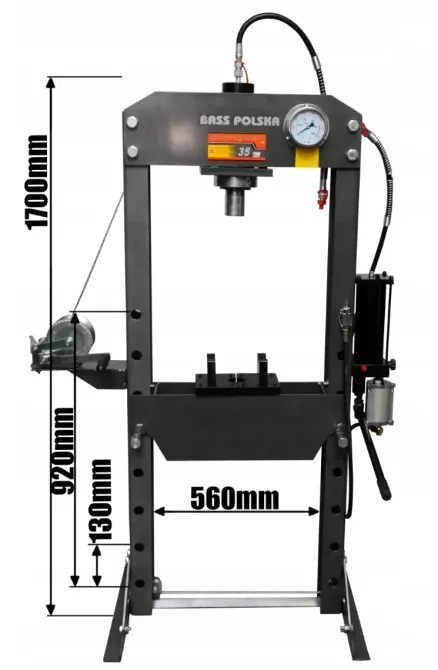 Пресс гидравлический 35т Bass Polska 3237 Киев - изображение 2