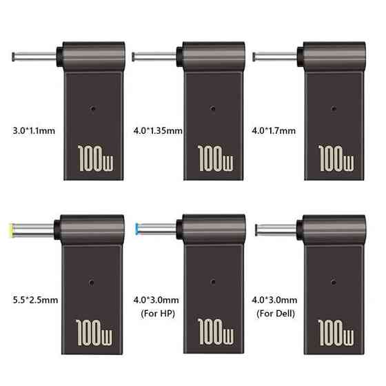 Адаптер для зарядки ноутбука USB Type-C на DC - 4.5*3.0 (ноутбуки DELL) Київ