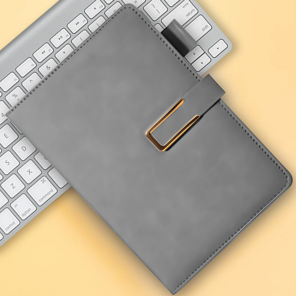 Ежедневник,планер блокнот с ручкой, 100 листов, формат А5,записная книжка,планер в мягкой обложке,серый Каменец-Подольский - изображение 1