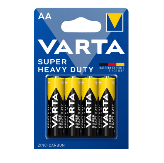 Батарейка сольова AA/R6 (бл-4шт) VARTA Super Heavy Duty Житомир