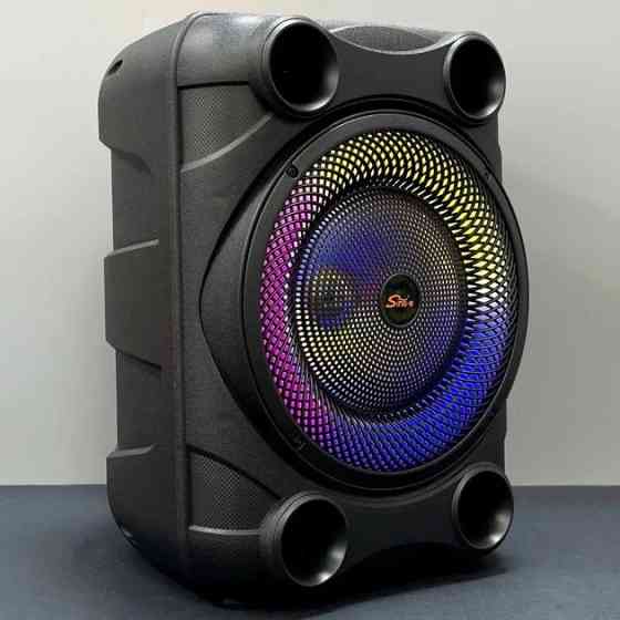 Беспроводная караоке колонка с микрофоном и RGB-подсветкой ZQS8148 EJ-60 Львов