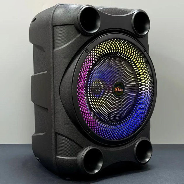 Беспроводная караоке колонка с микрофоном и RGB-подсветкой ZQS8148 WD-23 Львов - изображение 1