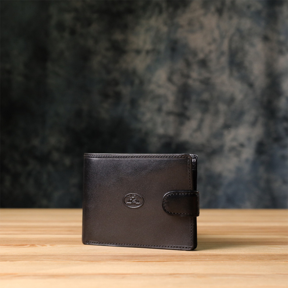 Бумажник мужской из гладкой натуральной кожи Tony Perotti 20853_1 (396A-Q nero) Черный Киев - изображение 10