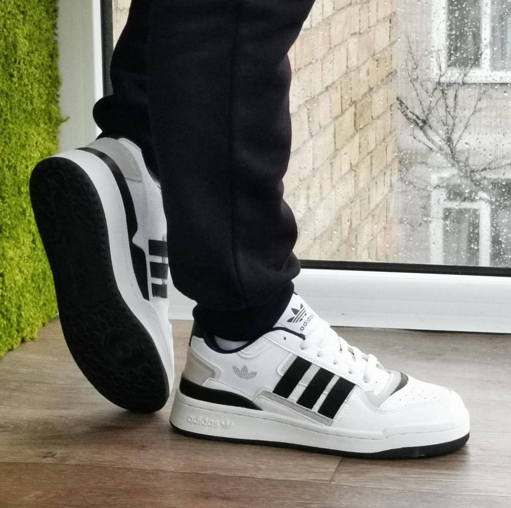 Кроссовки Adidas Мужские Белые Кожаные Адидас (размеры: 43,44) 97-1 Днепр - изображение 5