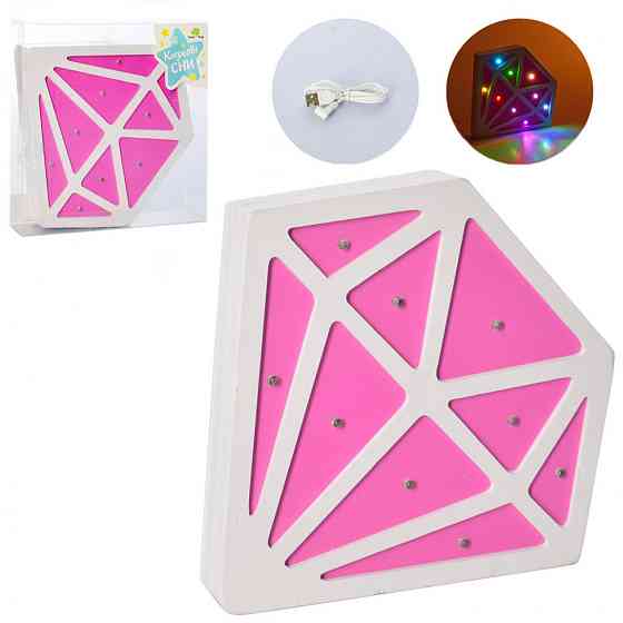 Дитячий нічник Кристал MD 2242 дерев'яний Вінниця