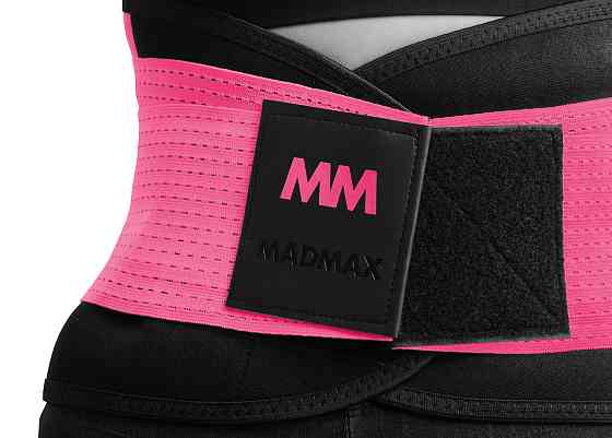Пояс компресійний MadMax MFA-277 Slimming belt Black/neon pink M Луцк