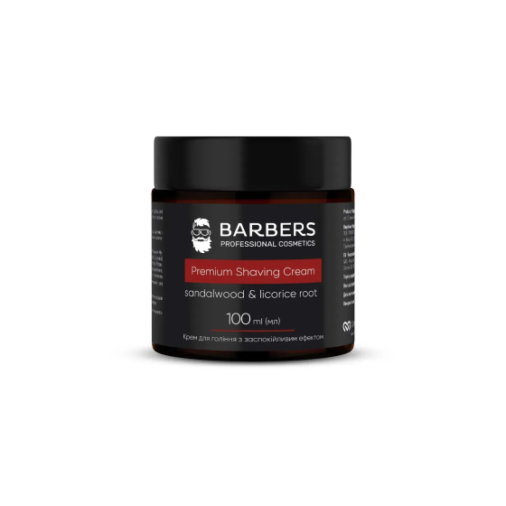 Крем Sandalwood-Lacorice Root Barbers з солодким ефектом 100 мл Вінниця