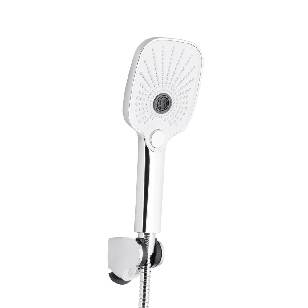 Змішувач для ванни Qtap Gemini (з душовим гарнітуром) QTGEM259CRW45683 Chrome/White Київ - фото 18