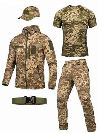 Летний эластичный тактический костюм hunger  5в1 пиксель  ДЛ7082 Одесса