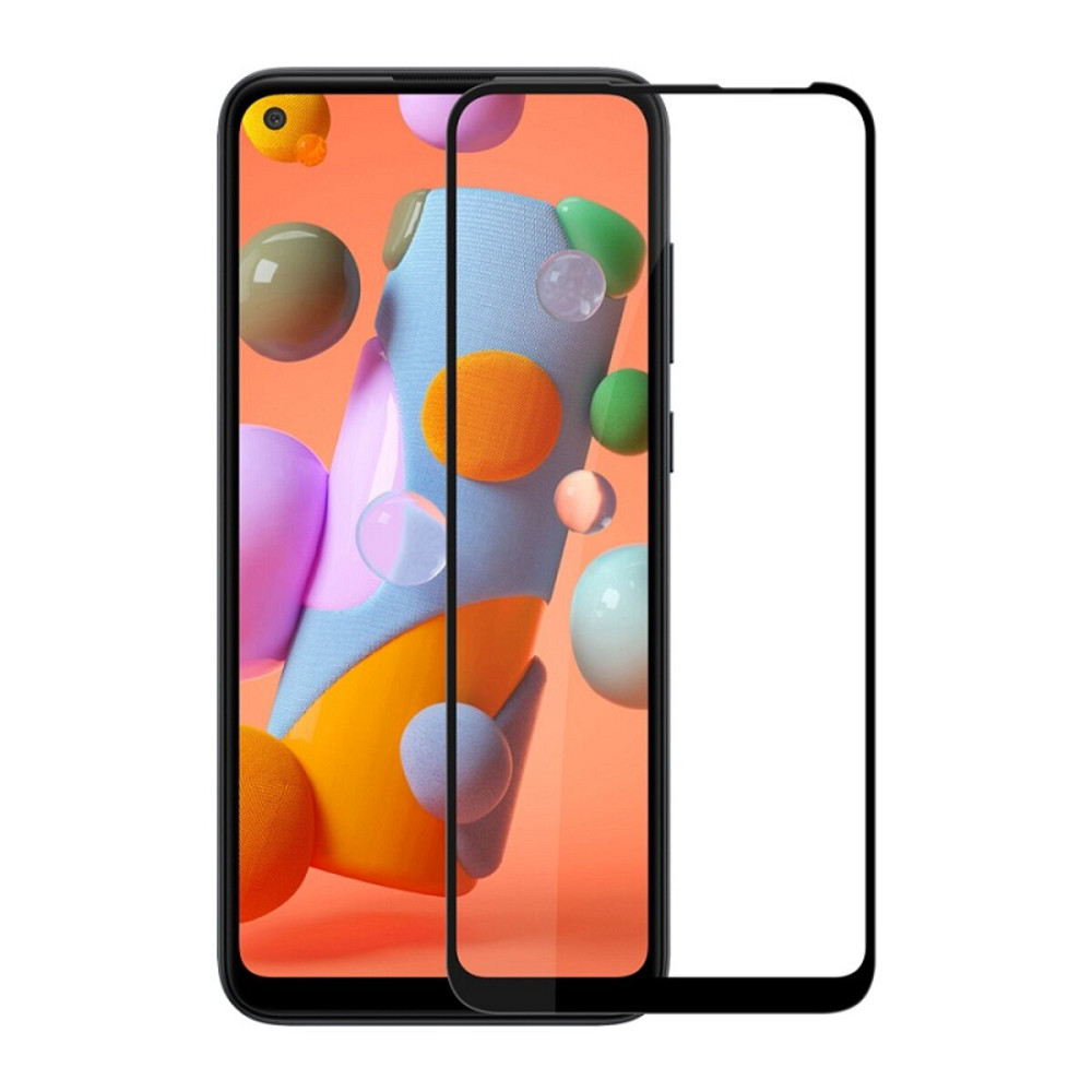 Захисне скло Avantis Full Glue Samsung A11/M11 Black Київ - фото 1