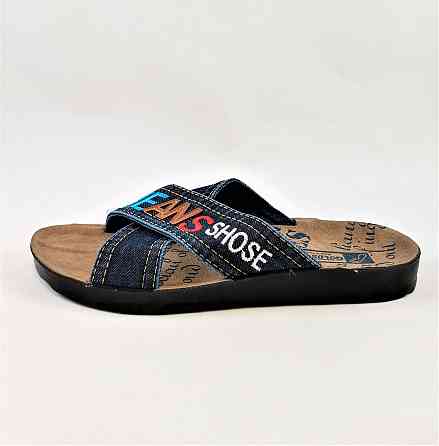 Шльопанці чоловічі Джинсові Тапочки Сланці (розміри: 41) Дніпро