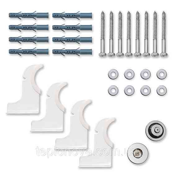 Вертикальный радиатор Ellipse 480х1800-8, anticor, белый Черновцы