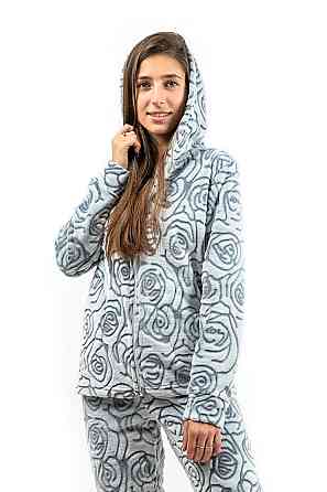 Домашний теплый костюм (пижама) женский 