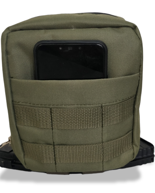 Підсумок універсальний на змійці олива хакі аптечка армійська на блискавці з кріпленням молі Одеса - фото 16
