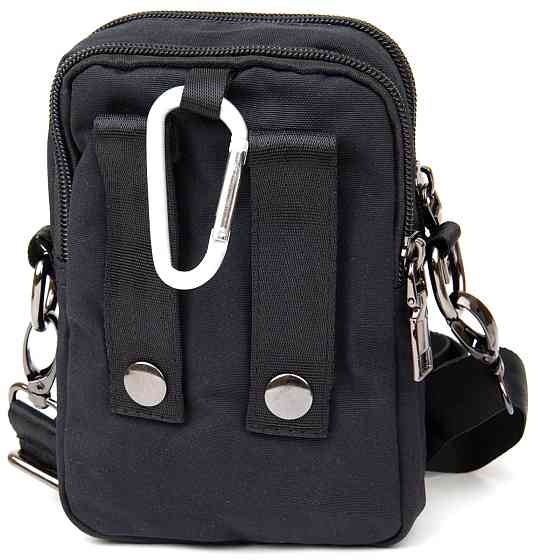 Сумка на пояс нейлон Чорна (Vintage) Київ