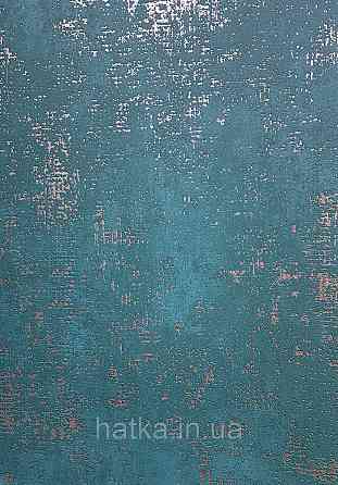 Шпалери вінілові на флізеліні AS creation The Bos 0.53х10 під штукатурку ефект потертості зелені із золотом Київ