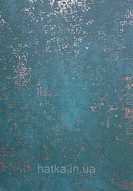 Шпалери вінілові на флізеліні AS creation The Bos 0.53х10 під штукатурку ефект потертості зелені із золотом Київ - фото 2