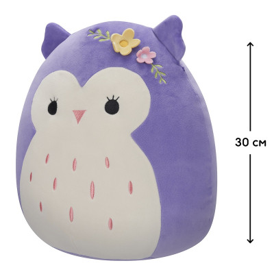 Мягкая игрушка Squishmallows Сова Холли 30 см (SQER00911) Винница - изображение 2