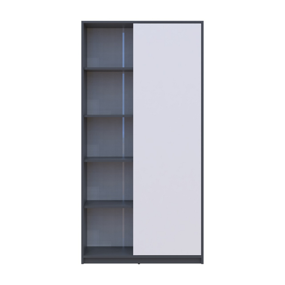 Розстібна шафа Doros Студент Графіт/Білий 90х38х180 DRS-011623 (44900273) Львів - фото 11